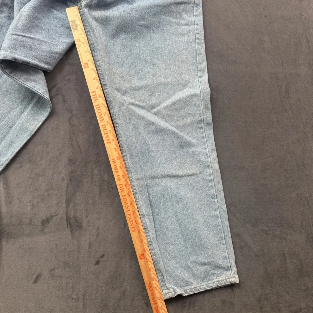 Vintage Denim Riders Jeans Mens Light Wash Straight Leg Blue Cotton Pants
